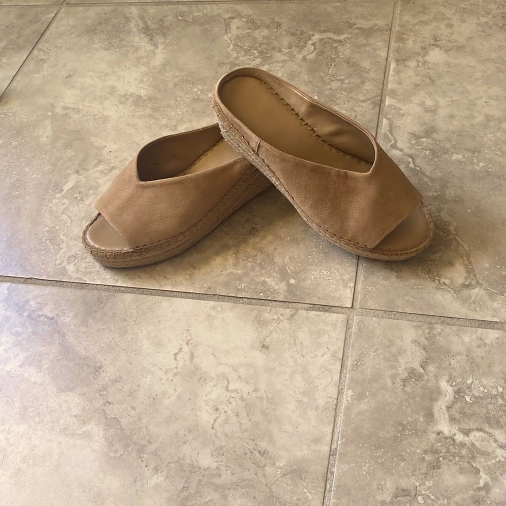 Franco Sarto open toe mules